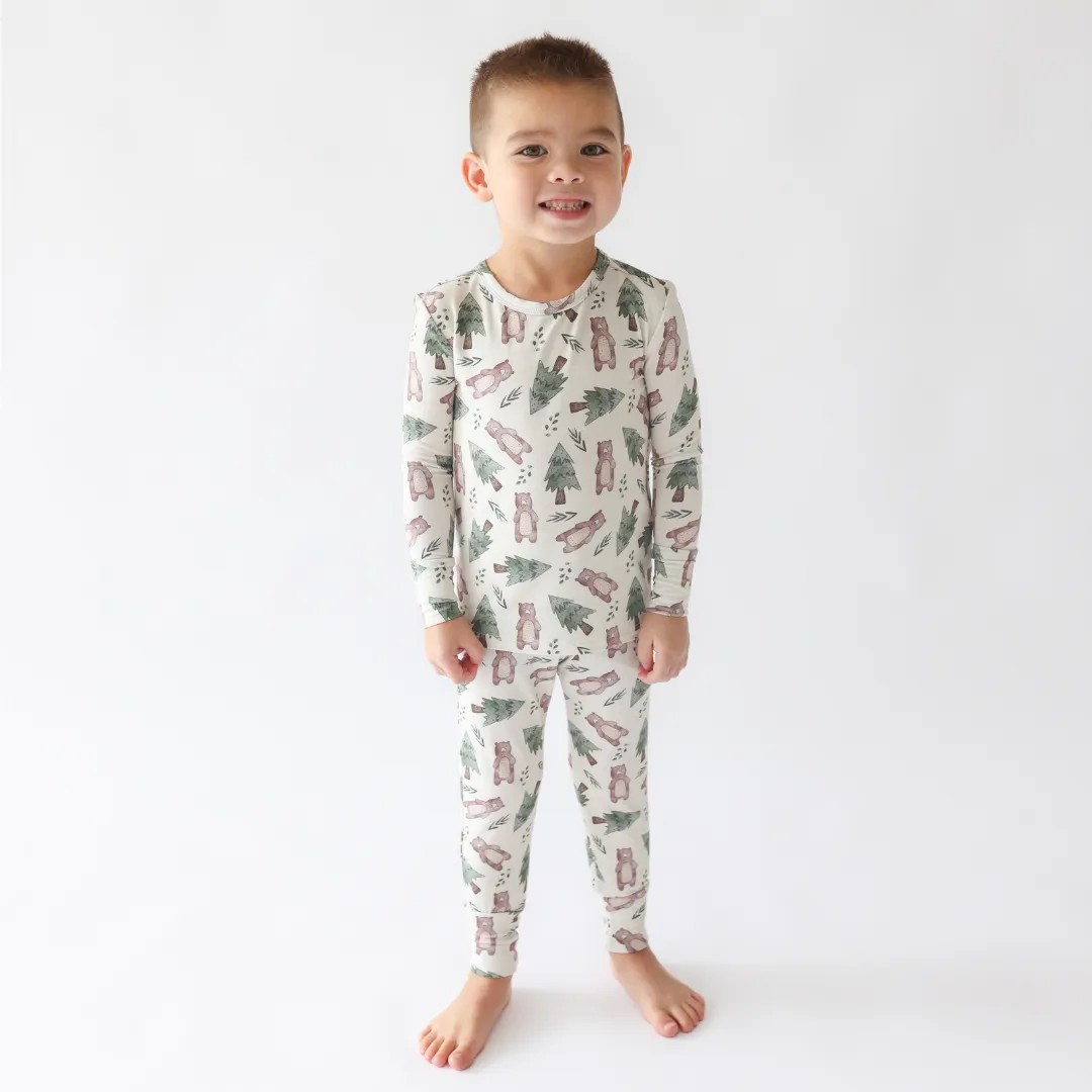 Posh Peanut Long Sleeve Pajama Set / Beary