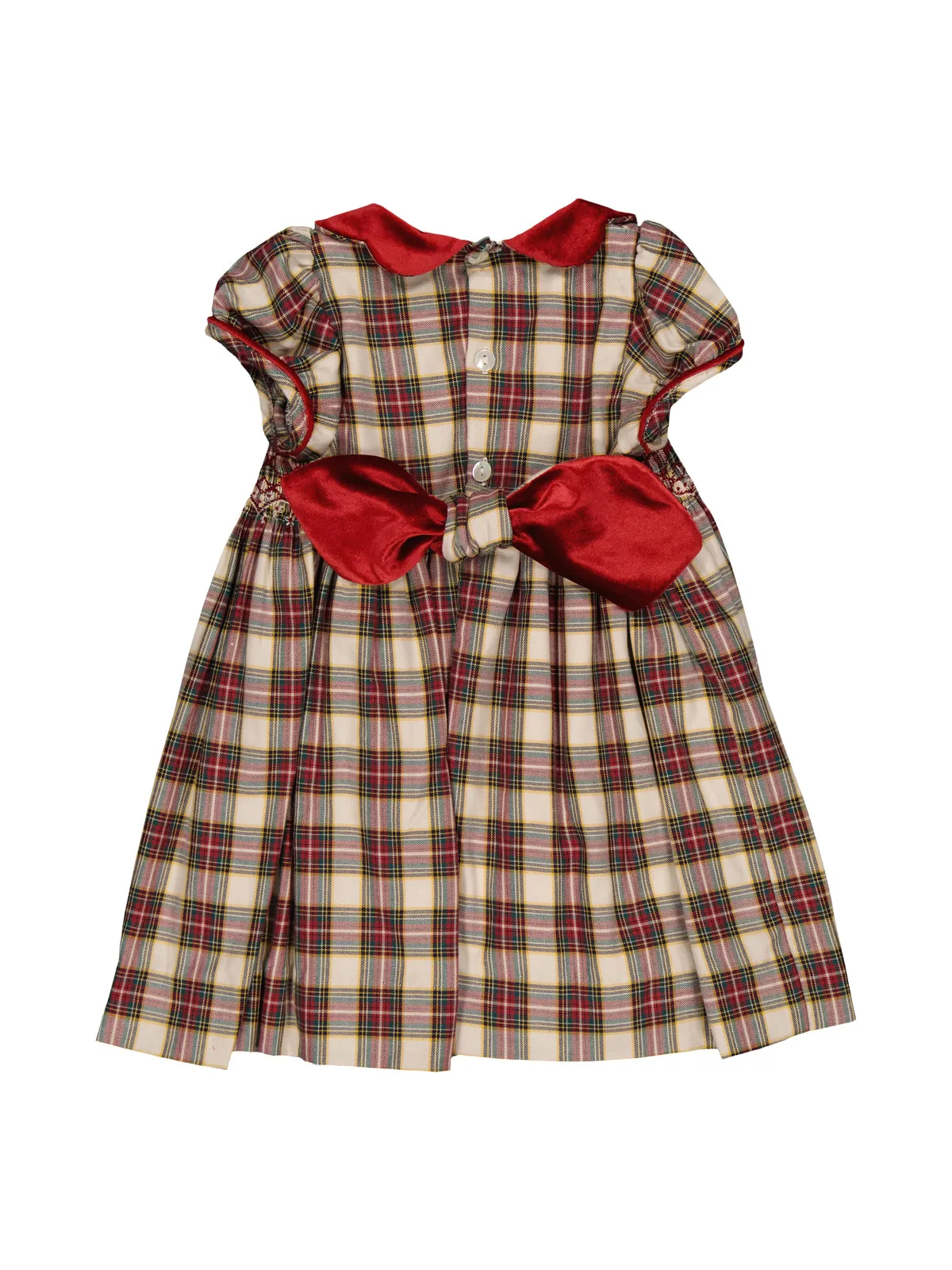 Risette Tartan Smocked Dress