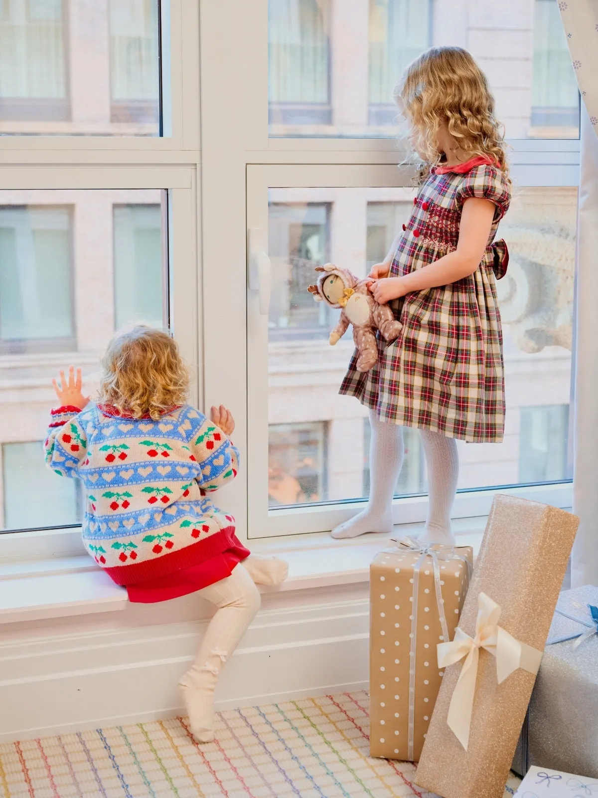 Risette Tartan Smocked Dress