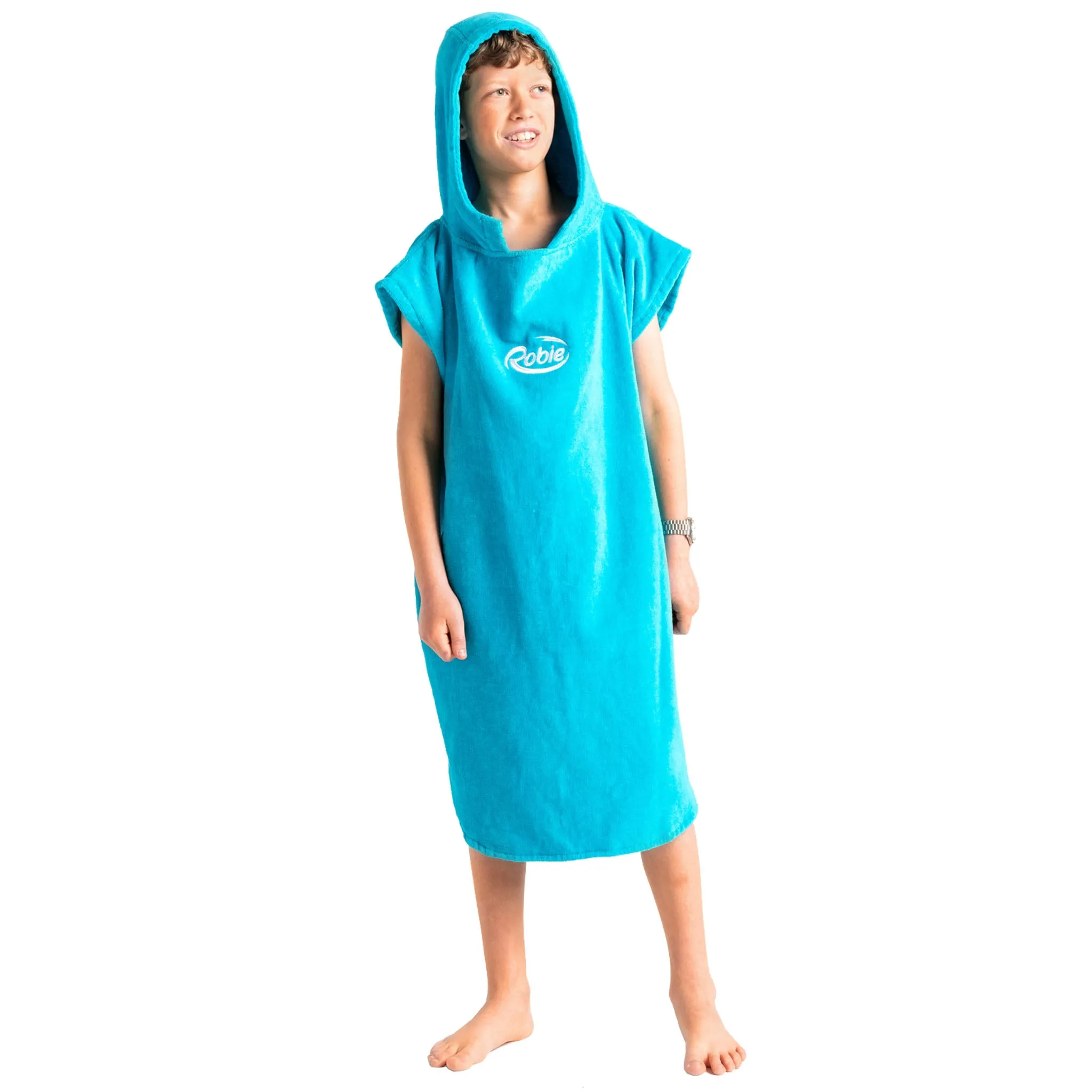 Robie Robes Junior Original Towelling Beach Changing Robe Poncho