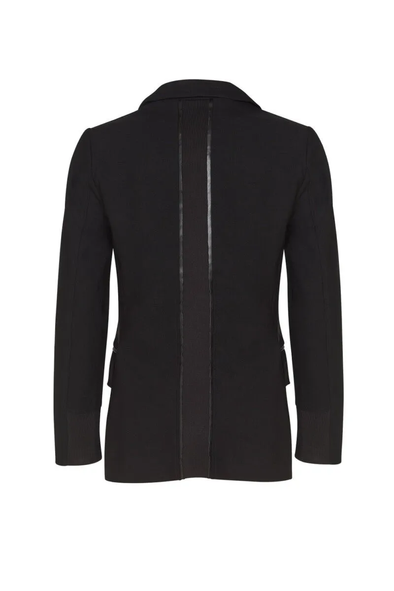 Single Breasted Maxwell Blazer | Black