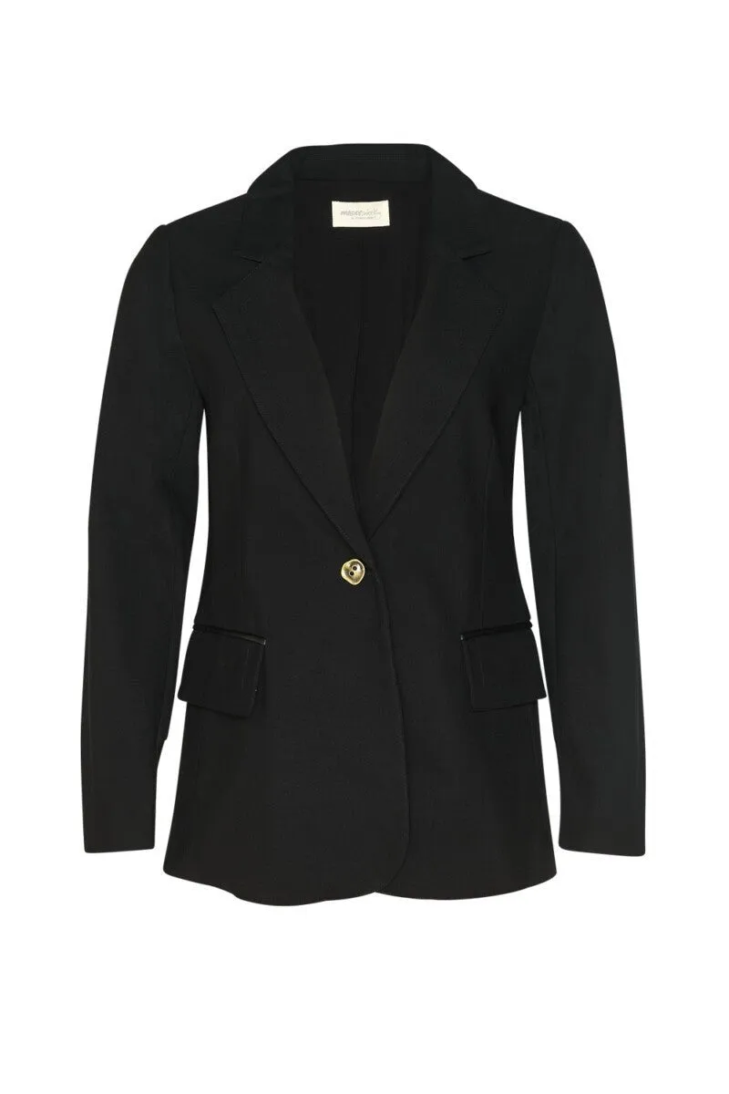 Single Breasted Maxwell Blazer | Black