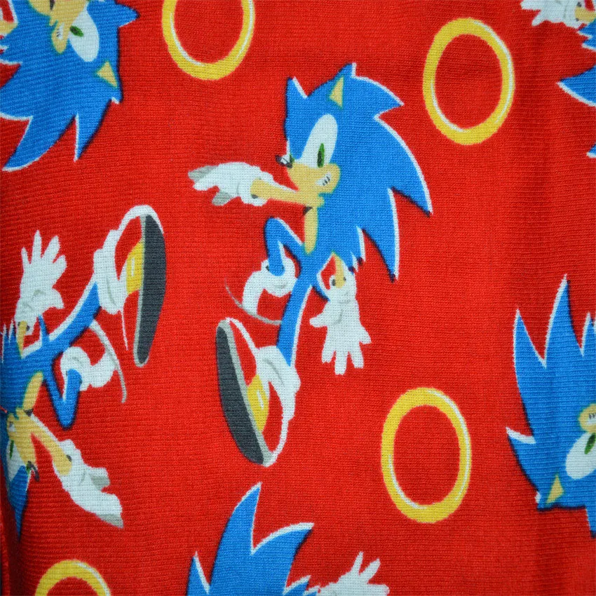 Sonic the Hedgehog Always Running Cotton 4 Piece Pajamas