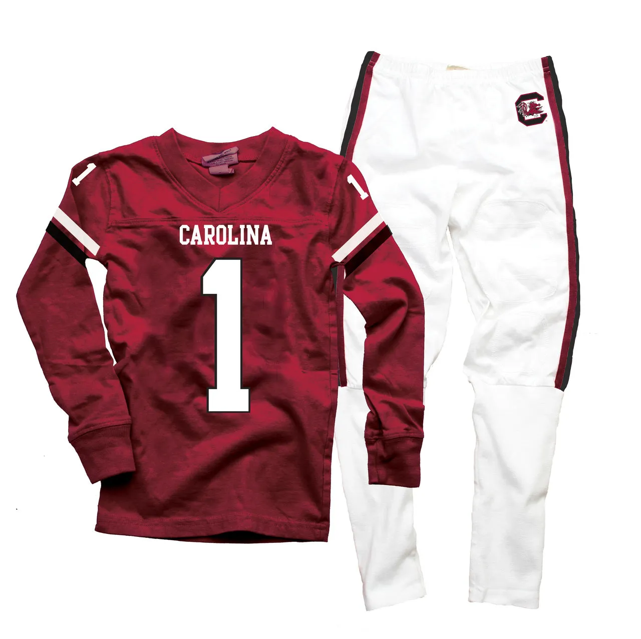 South Carolina Gamecocks Kids Football Pajamas