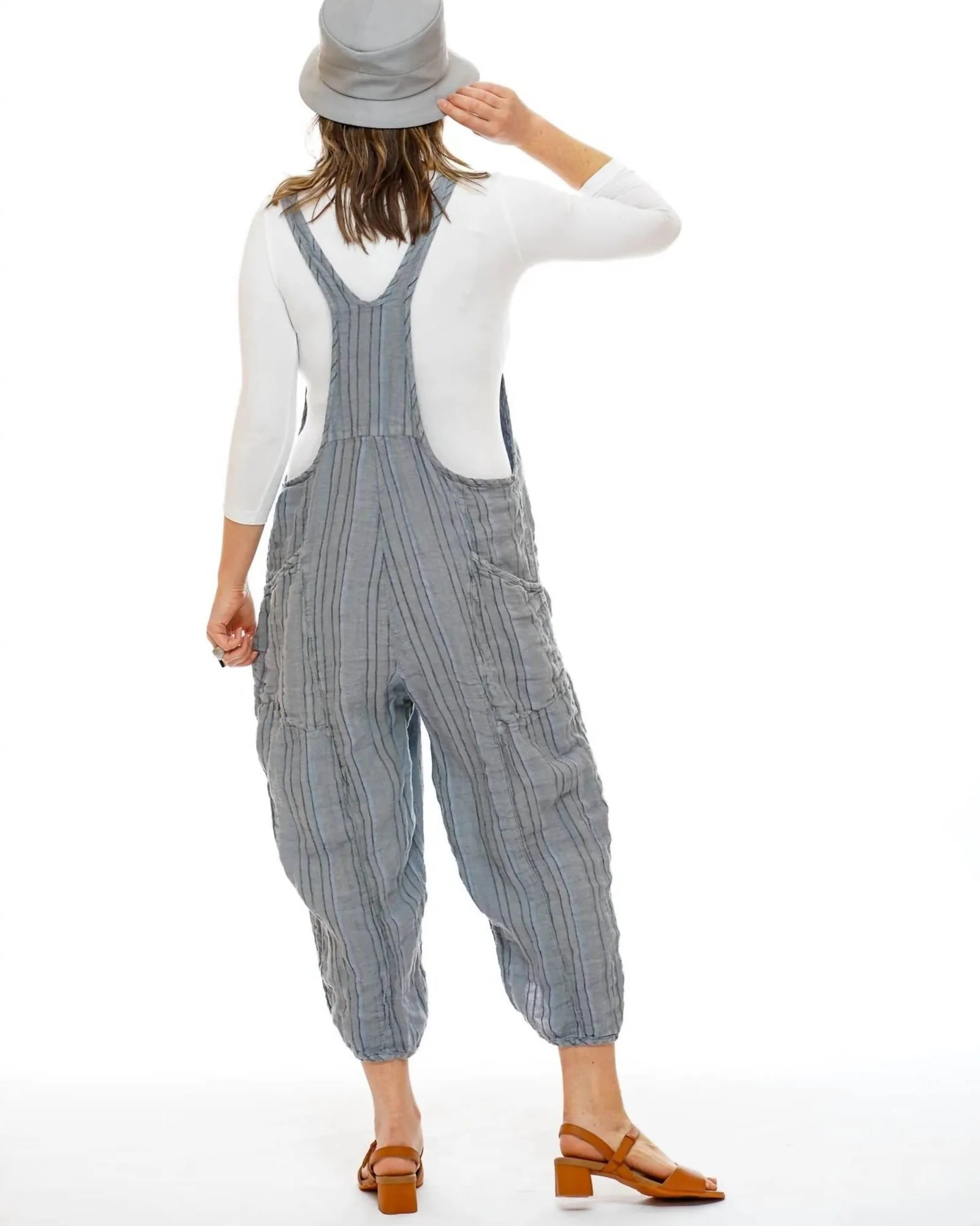 Spree Overall in Stripes Heron | Stripes Heron