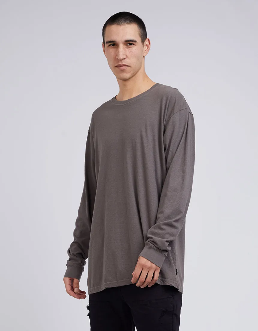 Standard Fit Linen Long Sleeve Coal