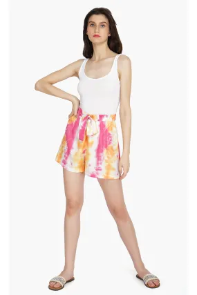 Sunrise Tie Dye Flowy Shorts