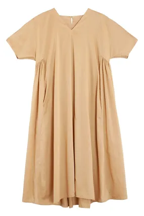 Tan Petal Dress