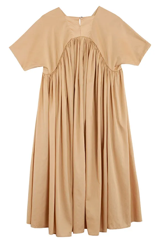 Tan Petal Dress