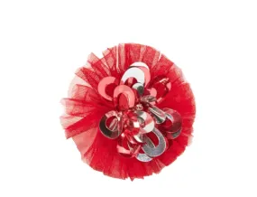 Tutu Du Monde Girls Holiday Red Winter Bloom Hairclip